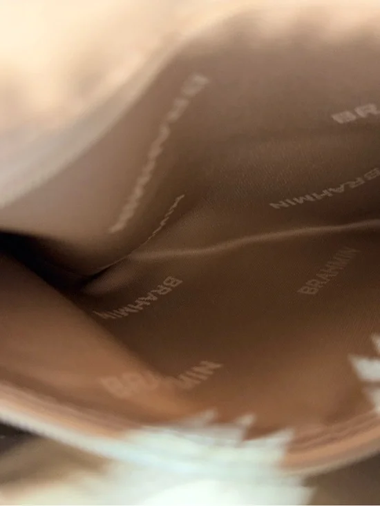 Brahmin Blue Croc-Embossed Top-Handle Crossbody Bag - Picture 12 of 12